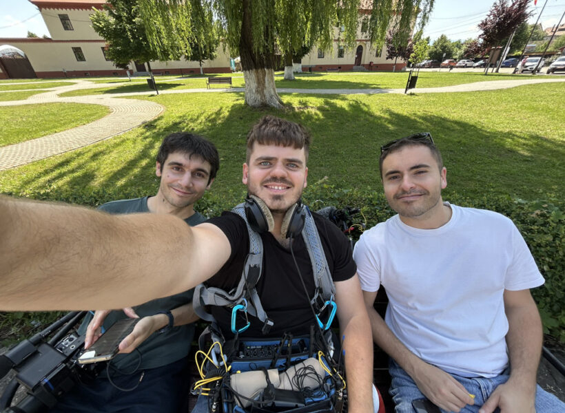 Hans realizando sus estudios en ESMUC