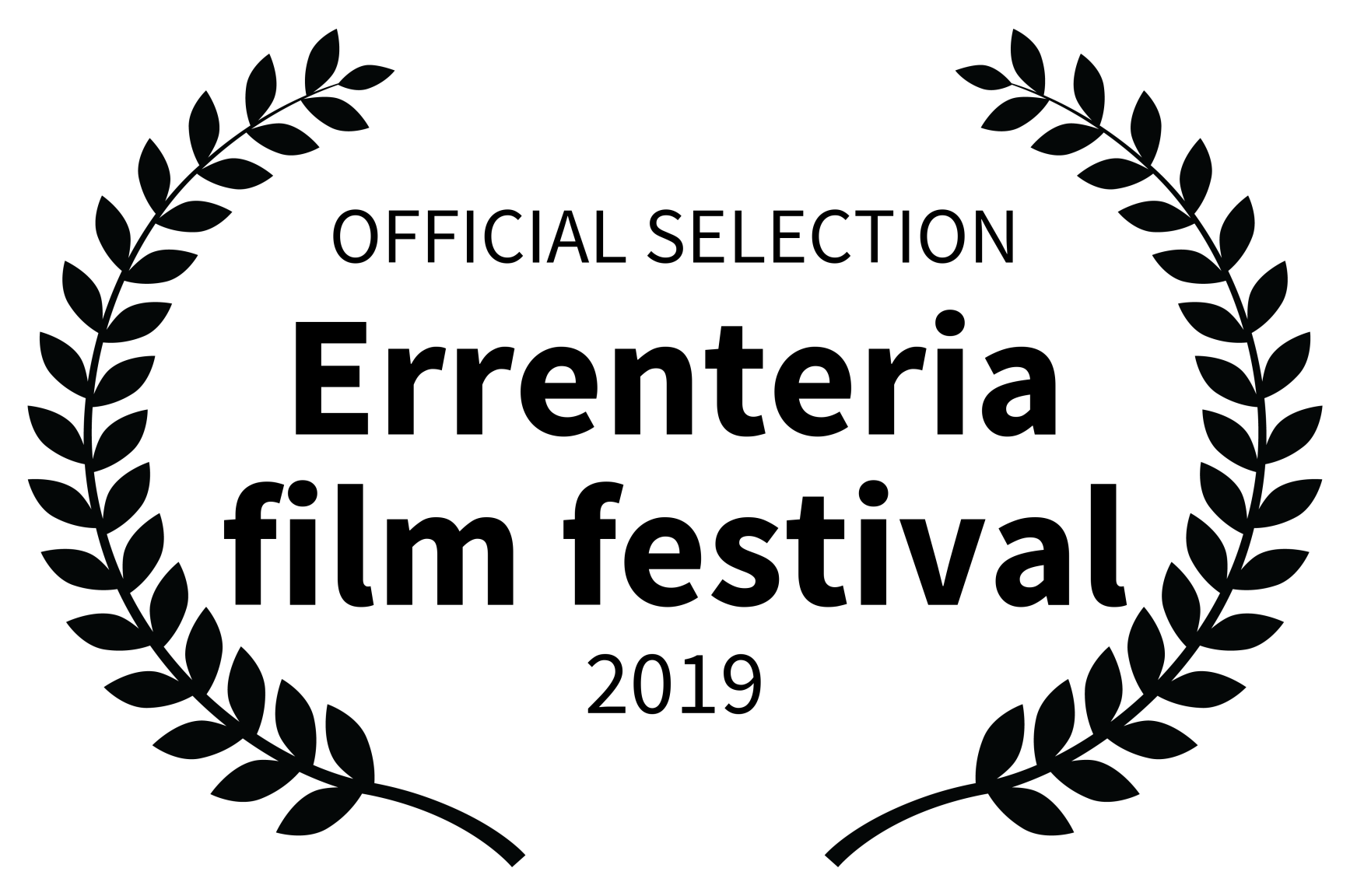 Laurel de selección oficial en Errenteria film festival 2019